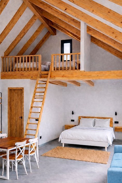 Parking privado junto a las cabañas de Praia Carnota Lodge