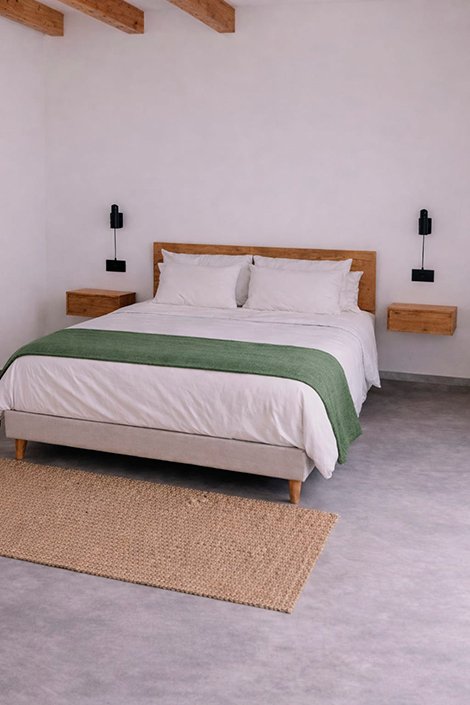 Paisaje natural con el Monte Pindo visto desde Carnota